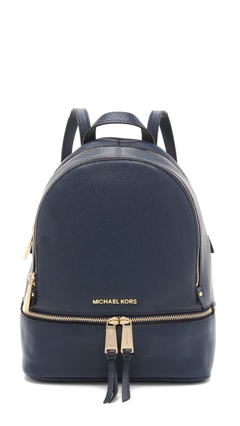 michael kors navy blue backpack|Michael Kors Backpack near me.